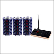 Complete Pager Genius Covid-19 Social Distancing Paging System 30 / Blue PagerGenius Restaurant Paging System