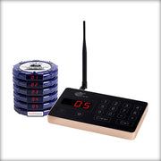 Complete Pager Genius Covid-19 Social Distancing Paging System 5 / Blue PagerGenius Restaurant Paging System