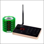 Complete Pager Genius Covid-19 Social Distancing Paging System 5 / Green PagerGenius Restaurant Paging System