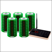 Complete Pager Genius Covid-19 Social Distancing Paging System 50 / Green PagerGenius Restaurant Paging System