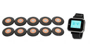 Pager Genius Customer Table Paging System 10 Table Paging System Buttons and Two Watches PagerGenius Customer Server Paging System