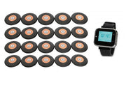 Pager Genius Customer Table Paging System 20 Table Paging System Buttons and Four Watches PagerGenius Customer Server Paging System