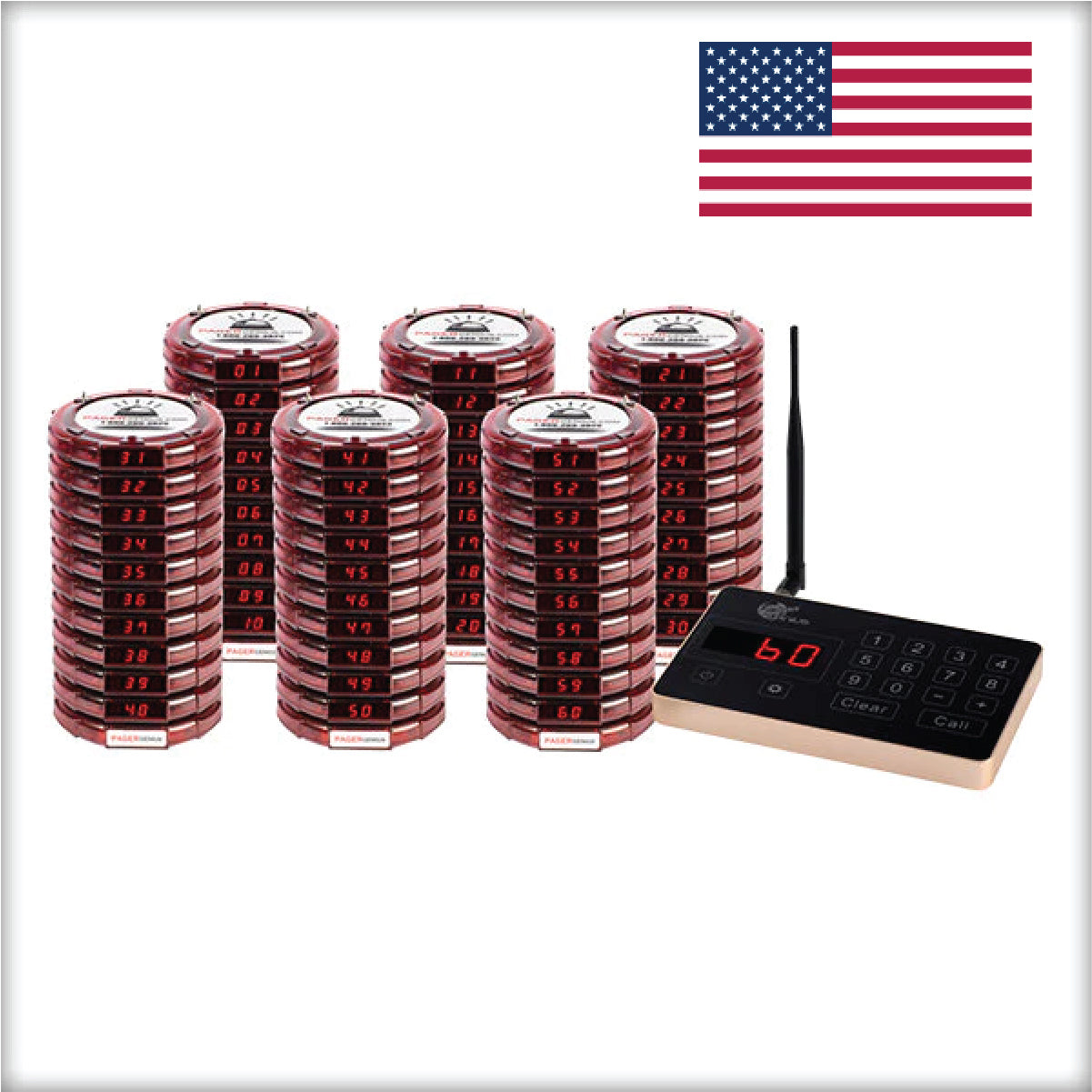 Complete Pager Genius Paging System (In Stock Ready To Ship, Domestic and International)