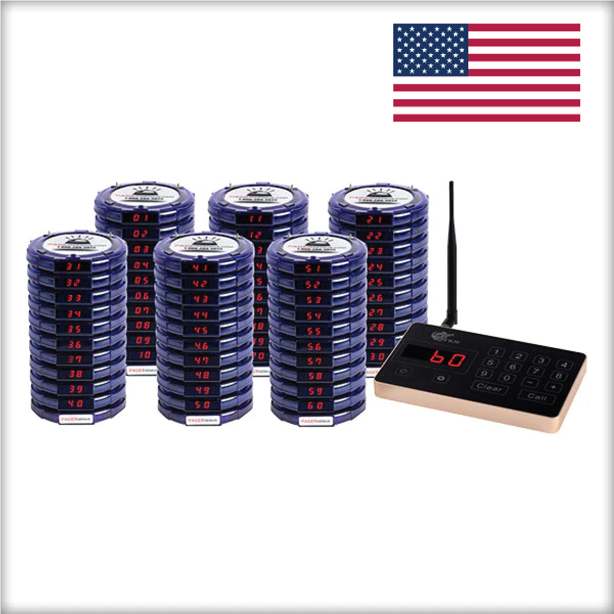 Complete Pager Genius Paging System (In Stock Ready To Ship, Domestic and International)