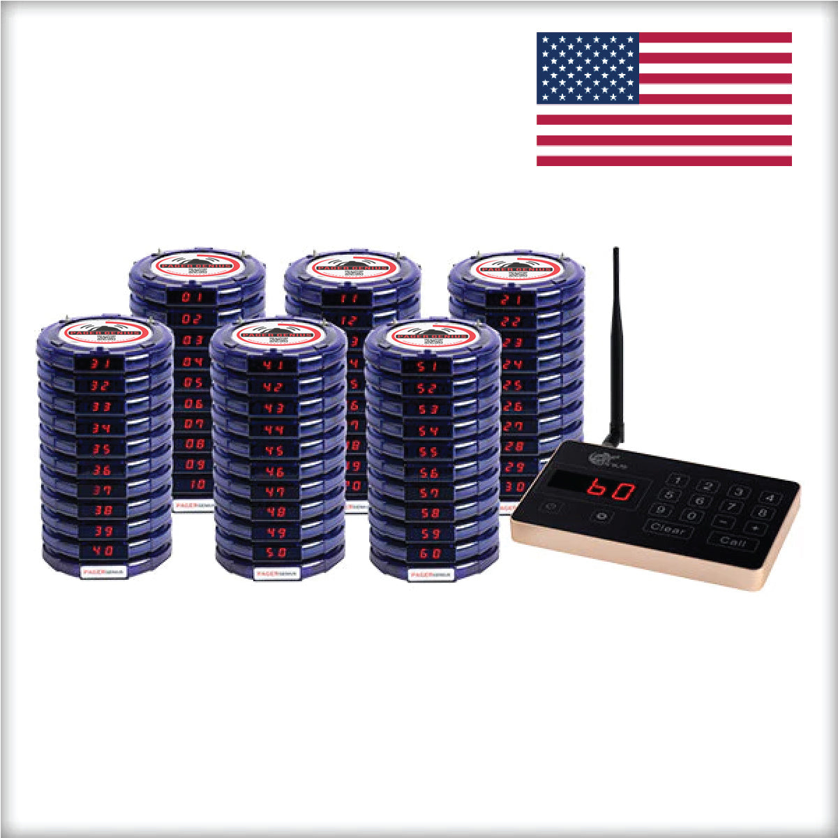 Complete Pager Genius Paging System (In Stock Ready To Ship, Domestic and International)