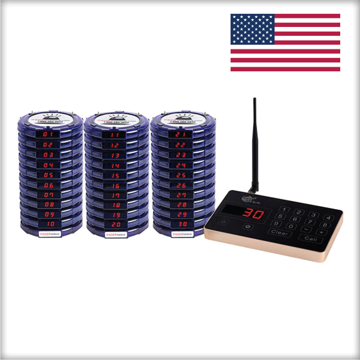 Complete Pager Genius Paging System (In Stock Ready To Ship, Domestic and International)