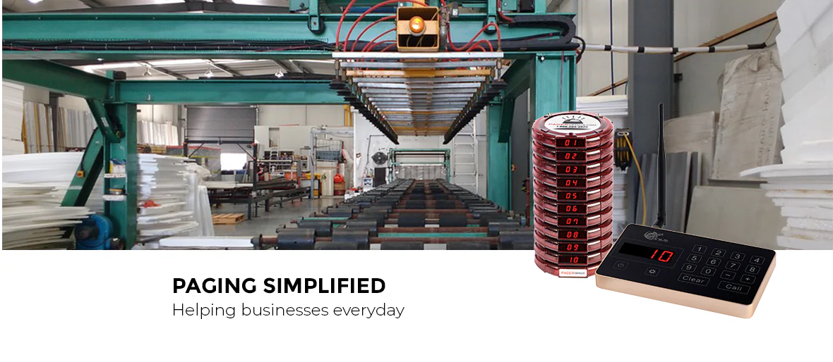 Pager Genius Paging Systems for Multiple Industries